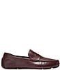 Color:Bloodstone/Truffle - Image 2 - Men's GRAND Laser Leather Penny Drivers