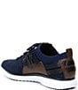 Color:Navy Ink/Peony Knit/British Tan/Optic White - Image 3 - Men's Grand Motion Knit Oxford Sneakers