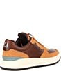 Color:Acorn Brown/Trellis/Ivory - Image 2 - Men's GrandPrø Crossover Leather Sneakers