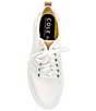 Color:Ivory/Cole Haan Natural - Image 5 - Men's GrandPrø Rally Canvas Court Sneakers