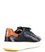 Color:Navy Blazer - Image 2 - Men's GrandPrø Topspin Leather Sneakers