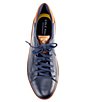 Color:Navy Blazer - Image 5 - Men's GrandPrø Topspin Leather Sneakers