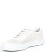 Color:White - Image 4 - Men's GrandPrø Rally Leather Laser Cut Sneakers