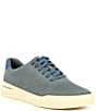 Color:Stormy Weather/Blue Wing Teal/Syrah/Vanilla - Image 1 - Men's Rally Perforated Leather Sneakers