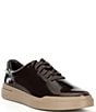 Color:Cole Haan Dark Chocolate/Tea Leaf/Irish Coffee - Image 1 - Men's Rally Perforated Leather Sneakers