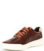 Color:Acorn/Sesame/Ivory - Image 4 - Men's Rally Perforated Leather Sneakers