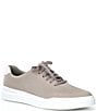 Color:Ironstone/Optic White - Image 1 - Men's Rally Suede Laser Cut Sneakers