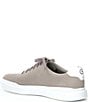 Color:Ironstone/Optic White - Image 3 - Men's Rally Suede Laser Cut Sneakers