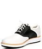 Color:White/Black/White - Image 4 - Men's ØriginalGrand Saddle Waterproof Golf Shoes
