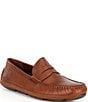 Color:British Tan/Nicotine - Image 1 - Men's Wyatt Leather Penny Drivers