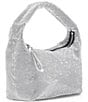 Color:Diamiante - Image 4 - Mini Rhinestone Mesh Hobo Shoulder Bag