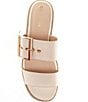 Color:Sandollar/Ivory - Image 5 - OG Leather Platform Slide Sandals
