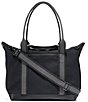 Color:Black - Image 2 - Padded Shoulder Strap Total Tote Bag