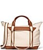 Color:Natural Tan - Image 1 - Padded Shoulder Strap Total Tote Bag