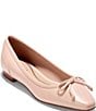 Cole Haan Paget Leather Bow Ballet Flats - Image 1