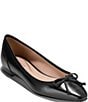 Cole Haan Paget Leather Bow Ballet Flats - Image 1