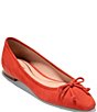 Cole Haan Paget Suede Bow Ballet Flats - Image 1