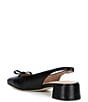 Cole Haan Patsy Leather Slingback Block Heel Bow Pumps - Image 3