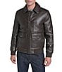 Cole Haan Pebble-Faux-Leather Aviator Jacket - Image 4