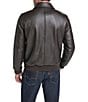 Cole Haan Pebble-Faux-Leather Aviator Jacket - Image 5