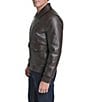 Cole Haan Pebble-Faux-Leather Aviator Jacket - Image 6