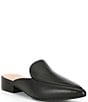 Color:Black Leather - Image 1 - Piper Leather Mules