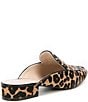 Color:Ocelot - Image 2 - Piper Leopard Print Calf Hair Loafer Mules