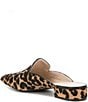 Color:Ocelot - Image 3 - Piper Leopard Print Calf Hair Loafer Mules