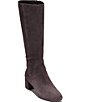Cole Haan Serenna Tall Suede Block Heel Boots - Image 1