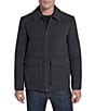Cole Haan Shirt Collar Plush Wool Jacket - Image 1