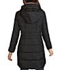 Cole Haan Signature Zip Front Faux Fur Lined Down Puffer Coat, Color:Black - Image 2