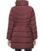 Cole Haan Signature Zip Front Faux Fur Lined Down Puffer Coat, Color:Merlot - Image 2