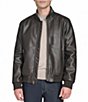 Cole Haan Stand Collar Long Sleeve Moto Jacket - Image 1