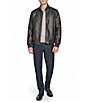 Cole Haan Stand Collar Long Sleeve Moto Jacket - Image 4