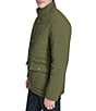 Cole Haan Stand Collar Stretch Quilted Jacket, Color:Olive - Image 3