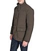 Cole Haan Stand Collar Stretch Quilted Jacket, Color:Brown - Image 3