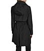 Cole Haan Stand Collar Travel Packable Zip Front Trench Coat - Image 2