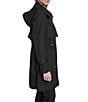 Cole Haan Stand Collar Travel Packable Zip Front Trench Coat - Image 3