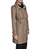 Cole Haan Stand Collar Travel Packable Zip Front Trench Coat - Image 6
