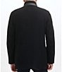 Cole Haan Stand Collar Wool Plush All Weather Car Coat, Color:Black - Image 2