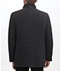 Cole Haan Stand Collar Wool Plush All Weather Car Coat, Color:Charcoal - Image 2