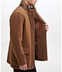 Cole Haan Stand Collar Wool Plush All Weather Car Coat, Color:Camel - Image 3