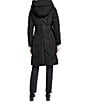 Cole Haan Taffeta Down Stand Collar Elastic Waist Inserts Snap Front Puffer - Image 2