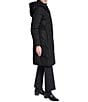 Cole Haan Taffeta Down Stand Collar Elastic Waist Inserts Snap Front Puffer - Image 3