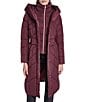Cole Haan Taffeta Down Stand Collar Elastic Waist Inserts Snap Front Puffer - Image 4