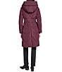 Cole Haan Taffeta Down Stand Collar Elastic Waist Inserts Snap Front Puffer - Image 5