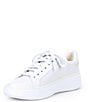 Color:White/White - Image 4 - GrandPrø Topspin Leather Platform Sneakers