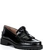 Cole Haan Treena Leather Kiltie Lugged Penny Loafers - Image 1