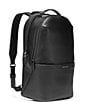 Color:Black - Image 3 - Triboro Leather Backpack