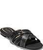 Cole Haan Velma Leather Buckle Slides - Image 1